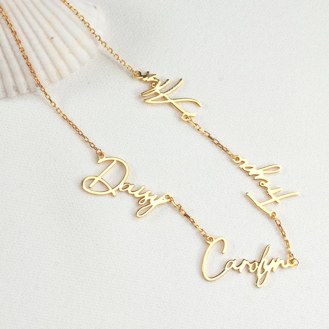 Multiple Name Necklace
