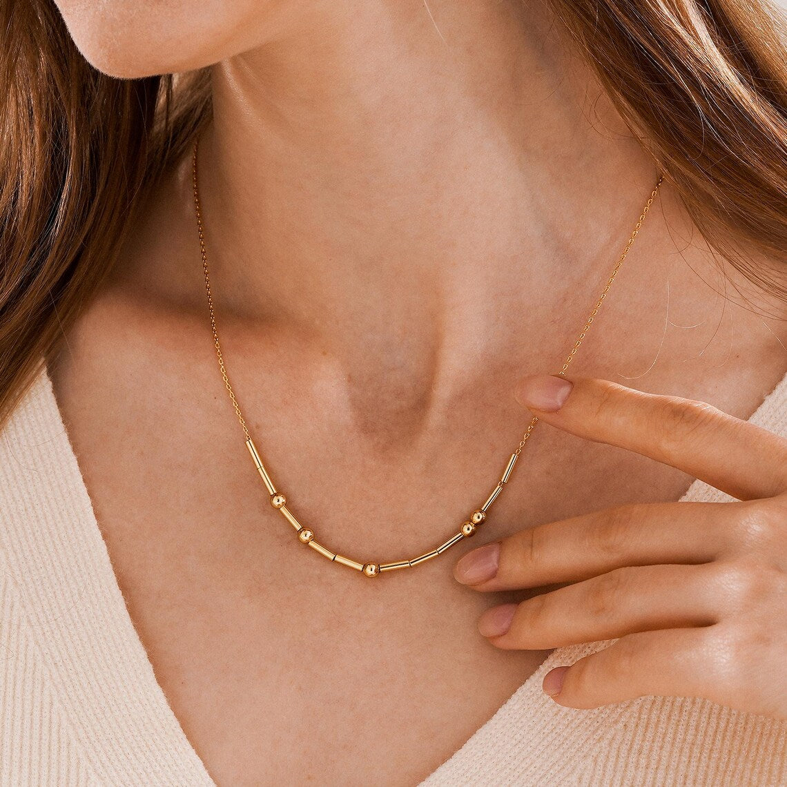 Morse Code Necklace