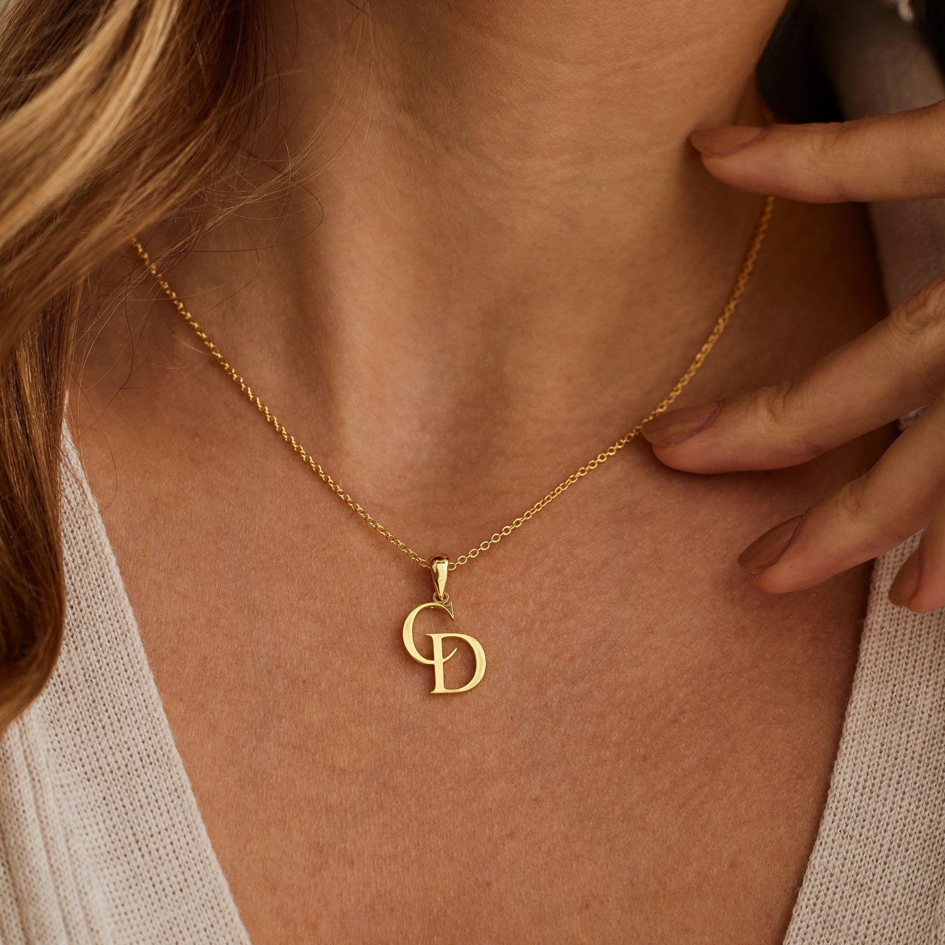 Personalised Double Initial Necklace