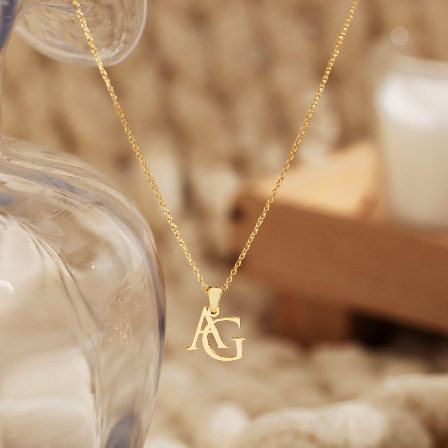 Personalised Double Initial Necklace