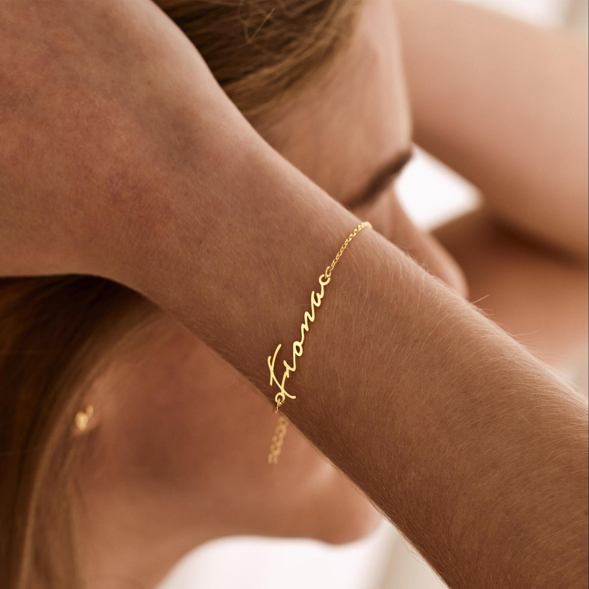 Personalized Cursive Name Bracelet
