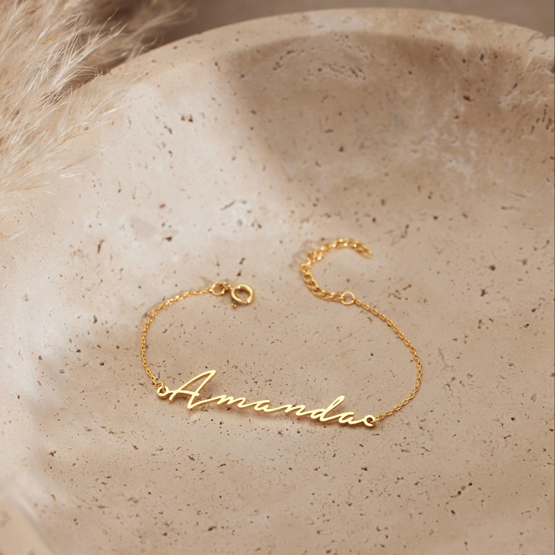 Personalized Cursive Name Bracelet