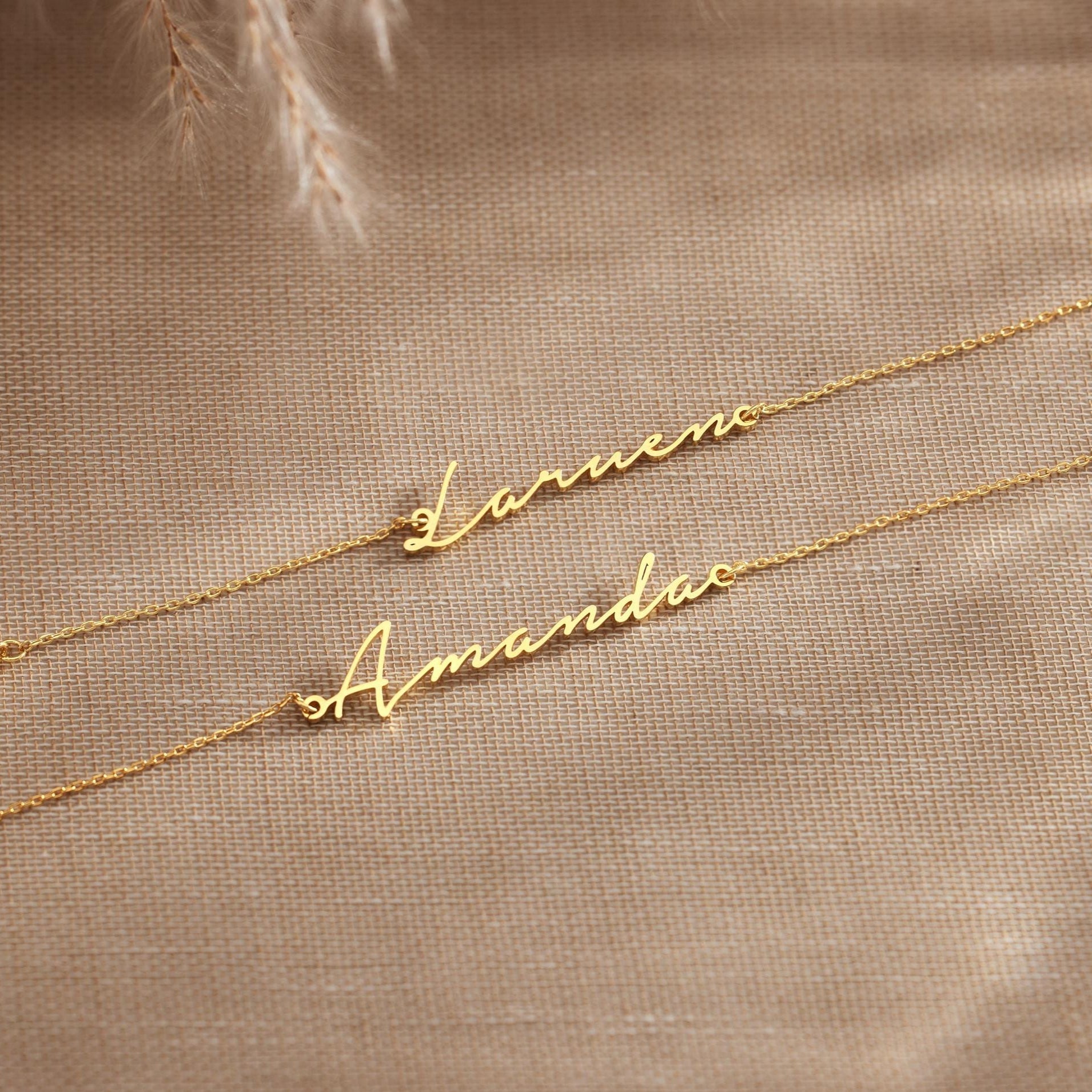 Personalized Cursive Name Bracelet