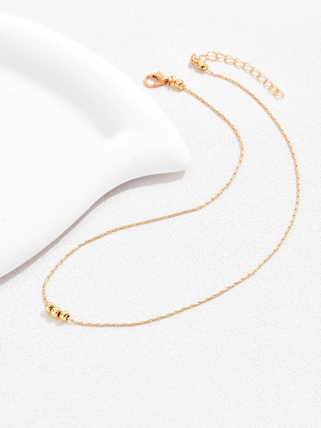 Trendy 18K Necklace with Charms