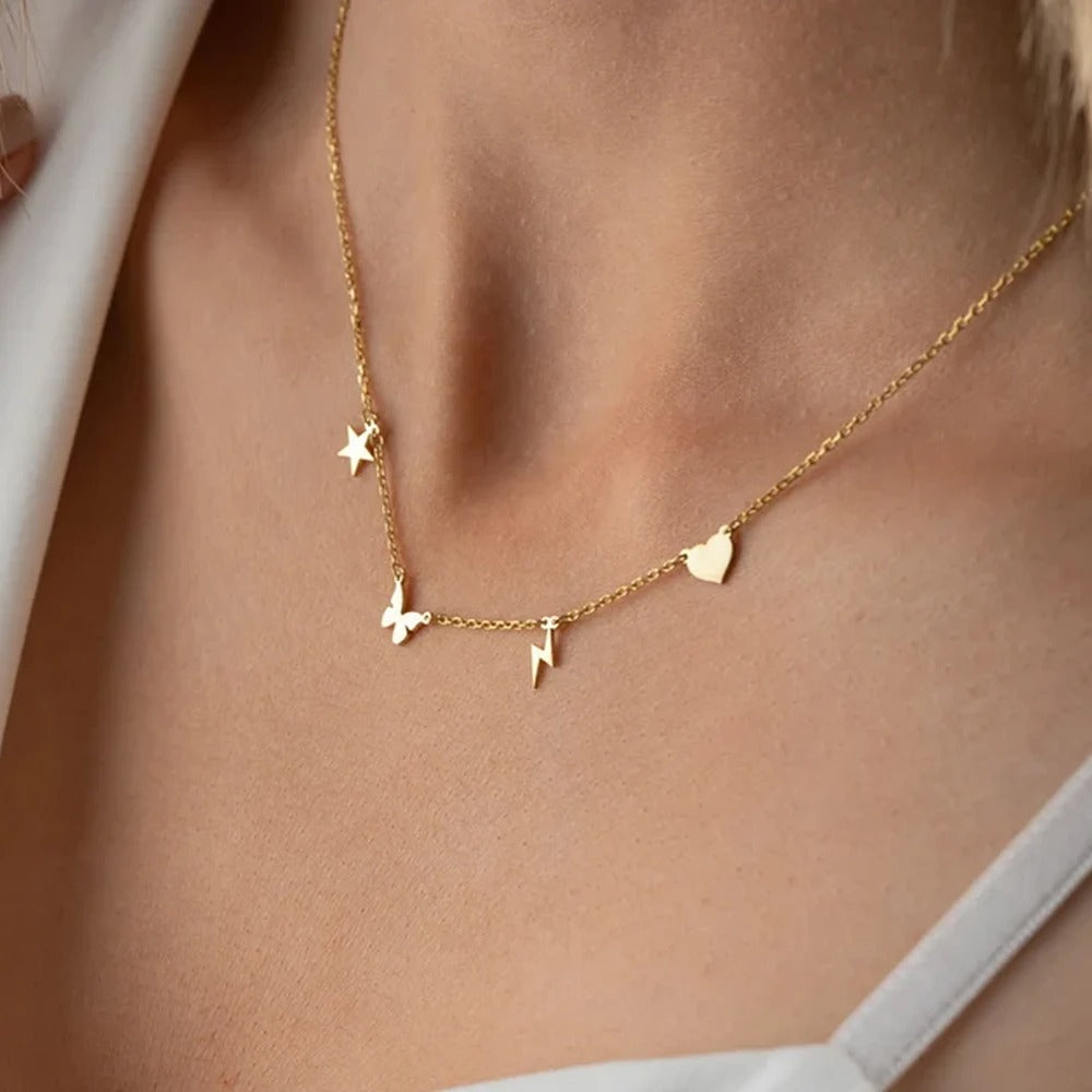 Personalized Letter and Sumbol Necklace