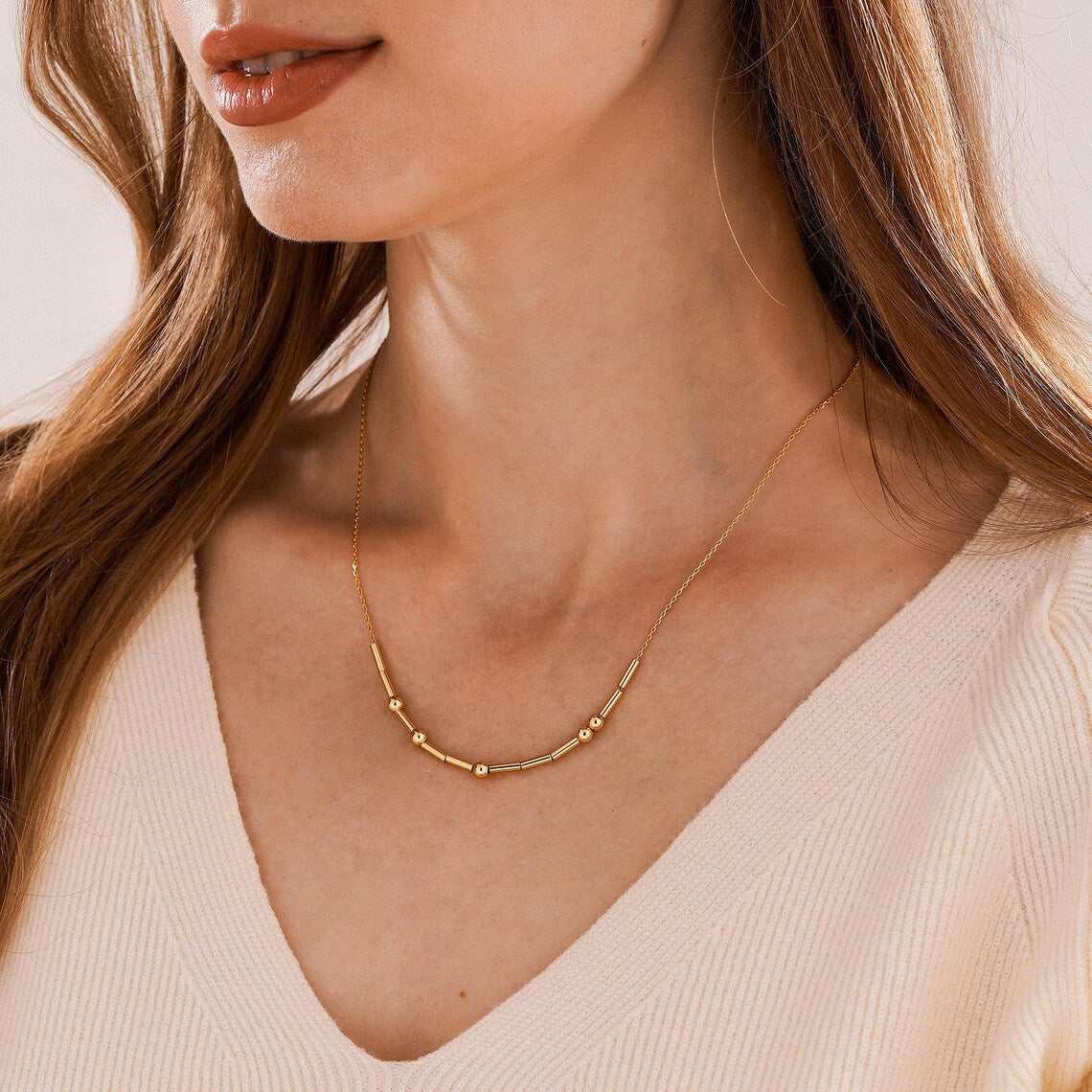 Morse Code Necklace