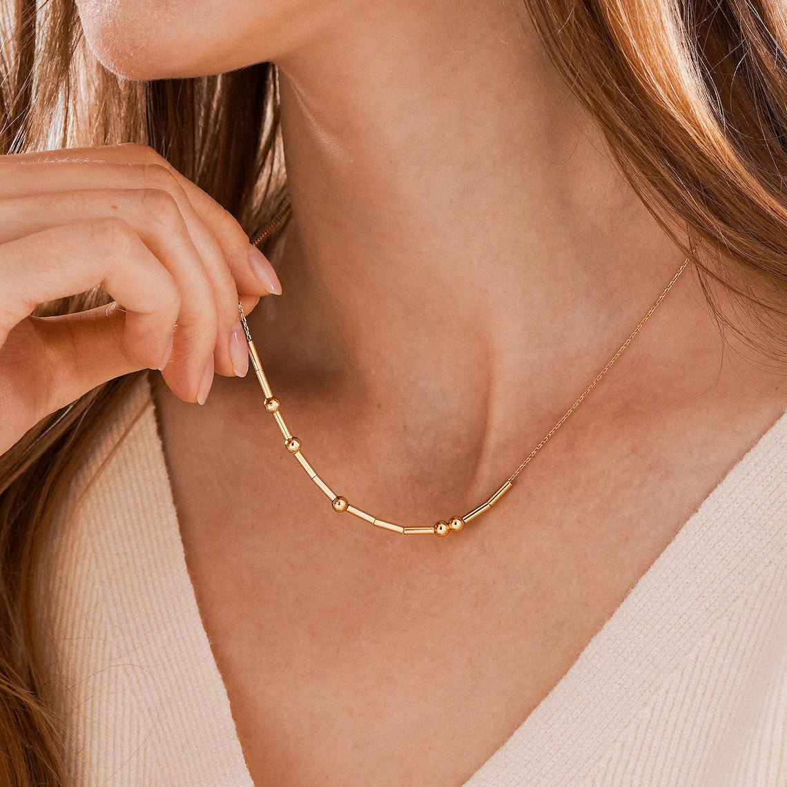 Morse Code Necklace