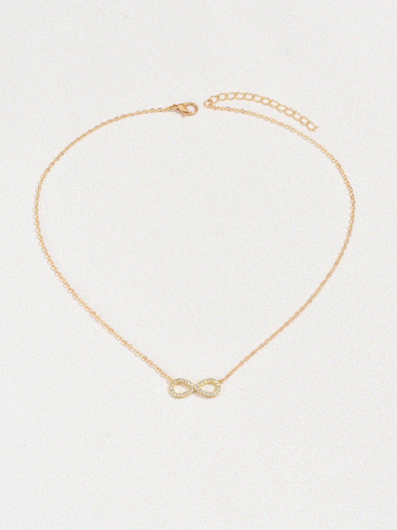 18K Infinity Pendant Necklace