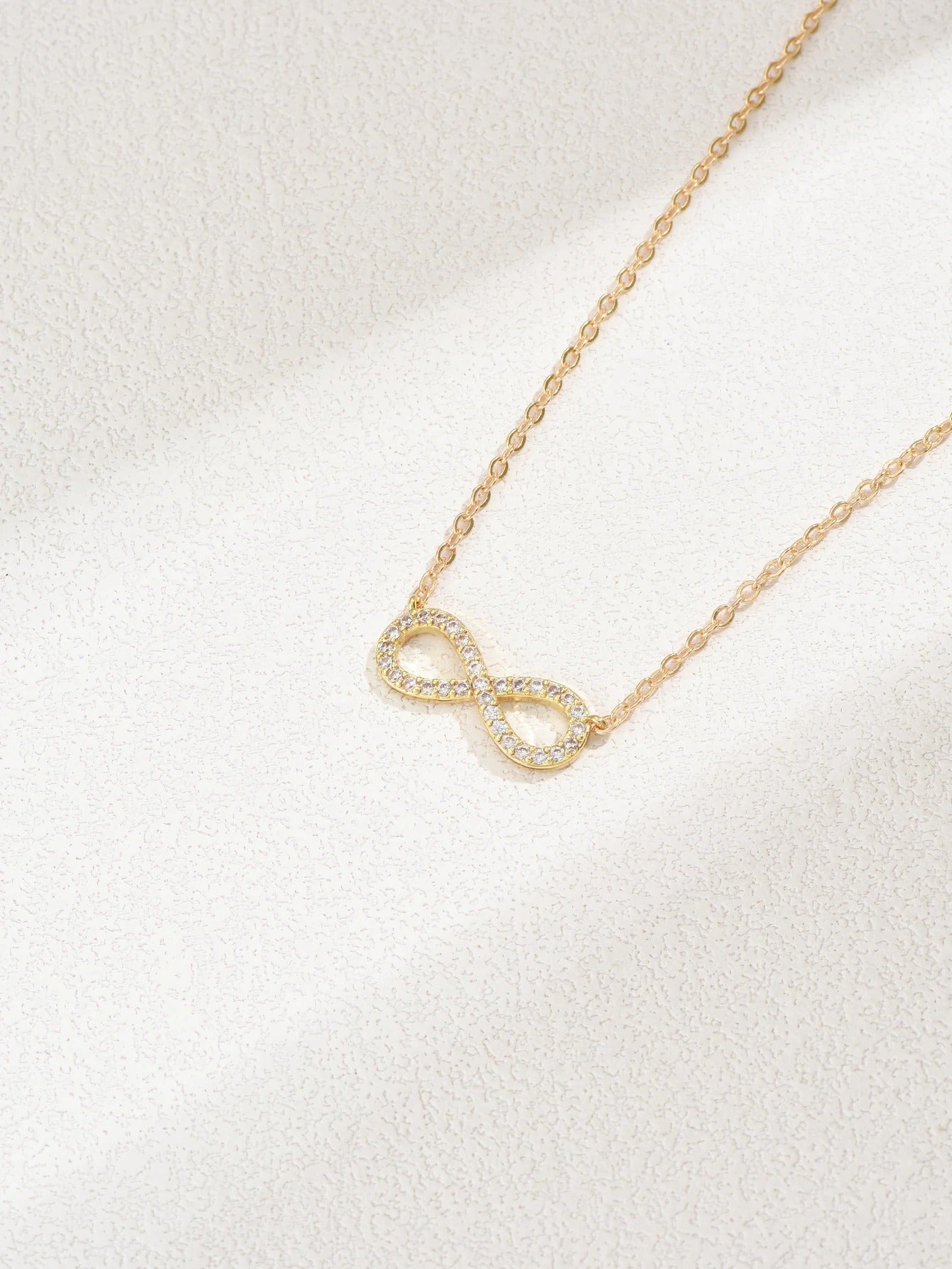 18K Infinity Pendant Necklace